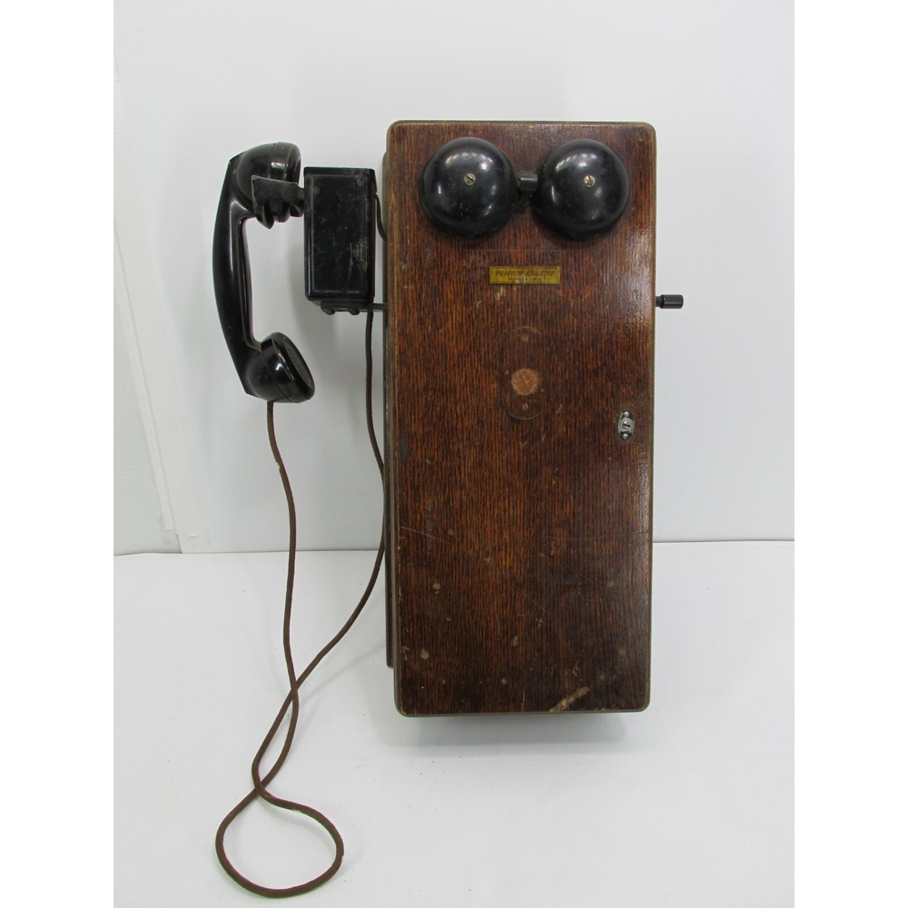 Antique Western Electric Telephone - working generator & bells !